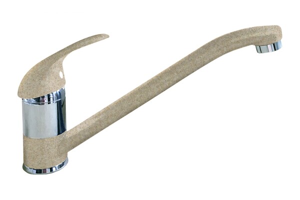 Смеситель Кухня QUARZ GRANFEST  Z3321 d=35 (песок) РАСПРОДАЖА