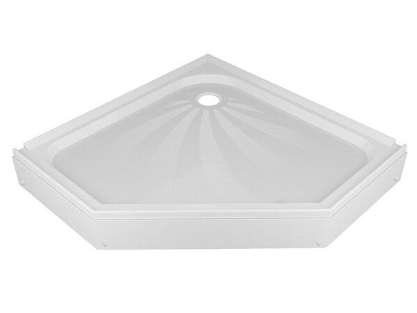 Поддон Alex Baitler.пятиугольный 90x90x17 в сборе AB 9017 V-1