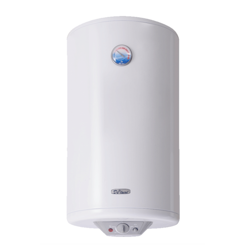 Водонагреватель накопит. DE LUXE 3W80VH1 (80л, бак ст/эмаль, "сухие" тэны, 1,0/2,0 кВт)