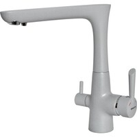 Смеситель Кухня EWIGSTEIN Г-обр. с краном пит.воды (серый-металлик) (32235156)