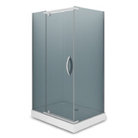 Душевое ограждение ALEX BAITLER AB244-120 (120*90*200) стекло тонированное 8 мм 3к.