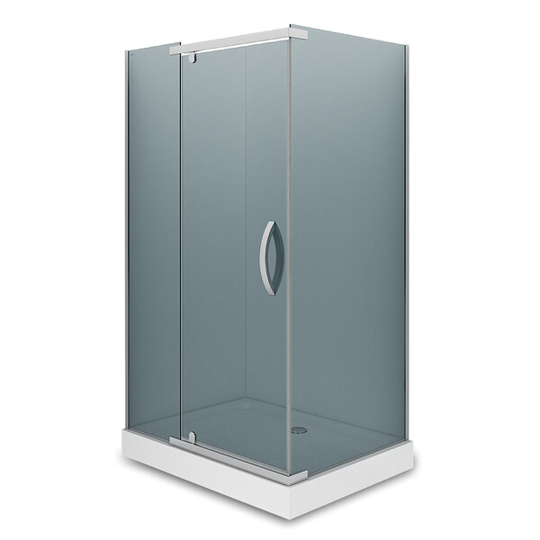 Душевое ограждение ALEX BAITLER AB244-120 (120*90*200) стекло тонированное 8 мм 3к.