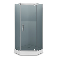 Душевое ограждение ALEX BAITLER AB245-90 / AB2590S2 (90*90*200) стекло тонированное 8 мм 3к.