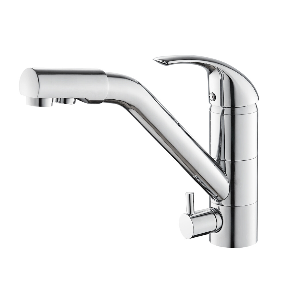 Смеситель кухня Raiber RF6801, с фильтром, шар. d35мм, подводка 60см