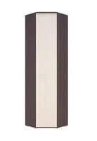 Домино А Шкаф угловой Фасад Дуб молочный/Каркас-Венге 0,561х2,05х0,564м (3 места) АИ08 СНЯТО