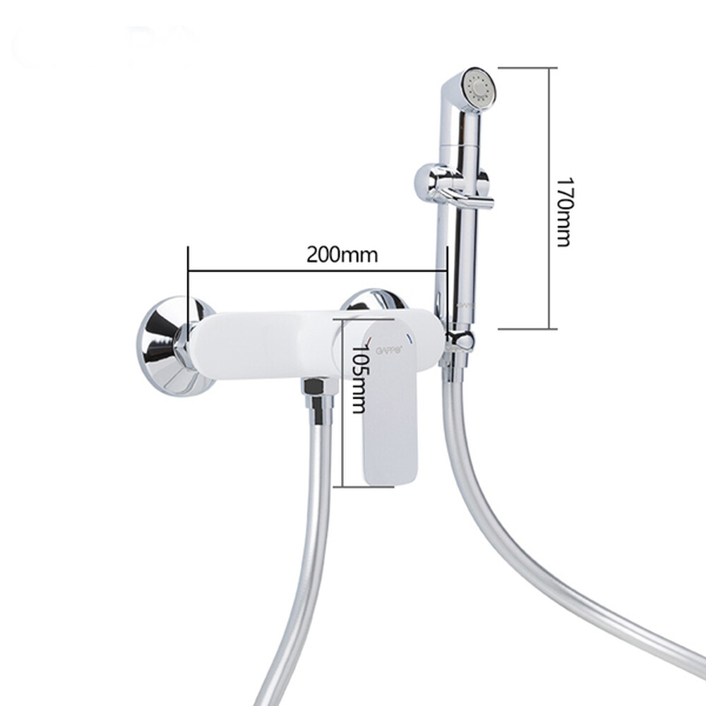 G2048-8 Гигиен душ GAPPO белый/хром