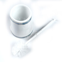 Подставка под ёрш (+ ёршик) "Стакан" с деколью