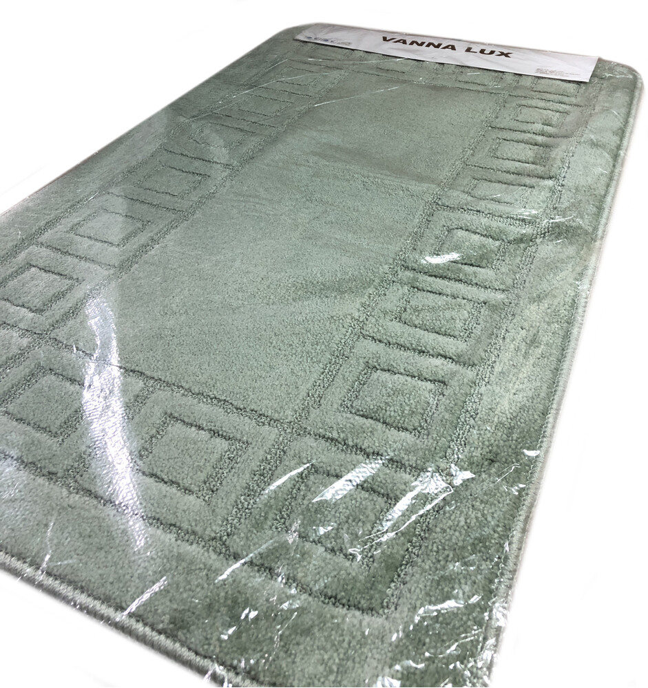Коврик д/ванны 2 предм. Vanna Lux 60х100 св.зеленый Турция