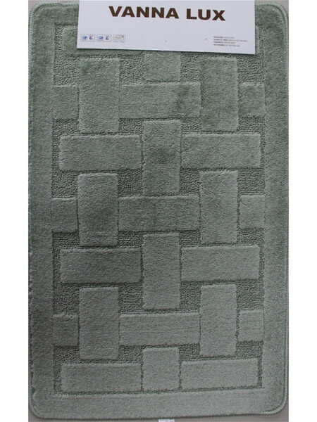 Коврик д/ванны 2 предм. Vanna Lux 60х100 зеленый Турция
