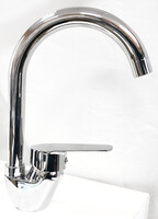 Смеситель Кухня Lemen шар d40 боковой, высокий излив (LB 91482-N24) на гайке 