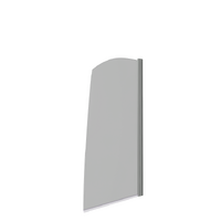 Шторка SCREEN R-80-C-CH (1 ств.распашная,стекло Прозрачное 5 мм) GOOD DOOR ПД00088