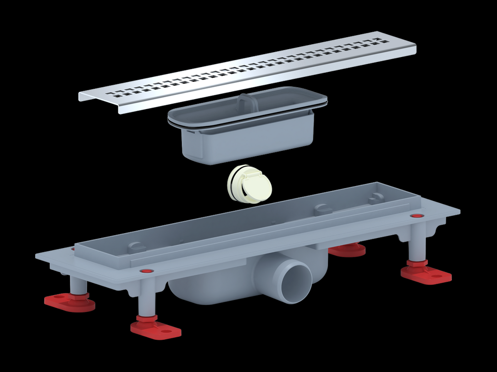 TL1285G Трап пластик линейный выпуск 40 