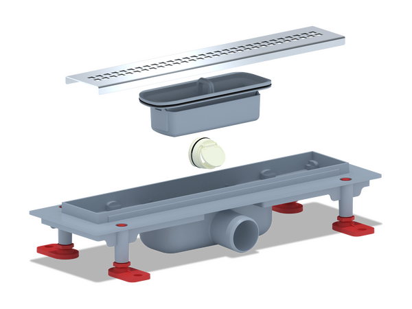 TL1285G Трап пластик линейный выпуск 40 