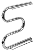 Полотенцесушитель АКВАДРАЙВ нерж. М 60*60 ф1" с полочками