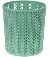 Подставка круглая ВЯЗАНИЕ Фисташковый 97х97х110мм ("М-пластика") (М 2384)