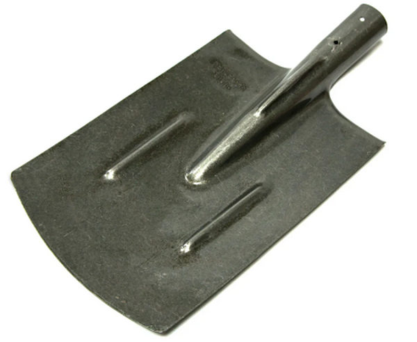 Лопата штыковая прямоугольная "РЕЛЬСОВАЯ СТАЛЬ" б/ч 