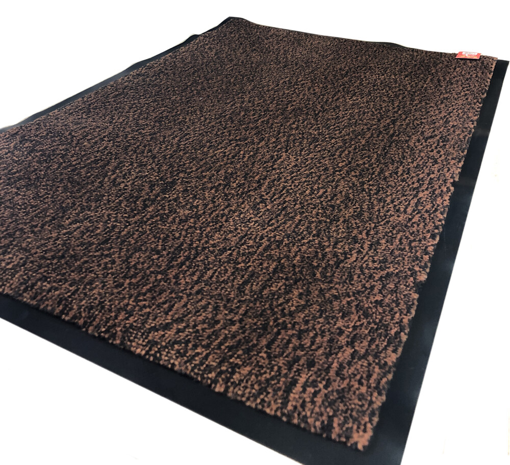 Коврик придверный влаговпитывающий 60*90 коричневый (3007)
