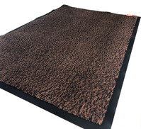 Коврик придверный влаговпитывающий 60*90 коричневый (3007)