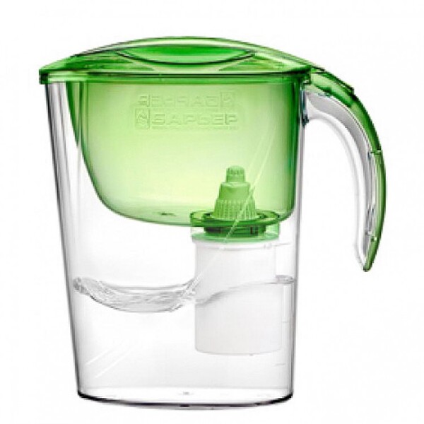 Фильтр-кувшин "Барьер-Прайм ОПТИ-Лайт" (зеленое яблоко) с электр индикатором ресурса (4,2л/2л) В582Р00*