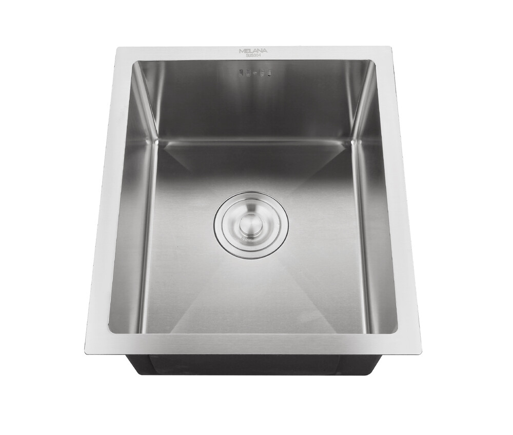 Мойка нерж врезная 440х530х220 т 3,0 САТИН Н4453 (+ сифон) AISI 304 +Подарок(Фруктовница) MLN