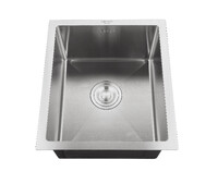 Мойка нерж врезная 440х530х220 т 3,0 САТИН Н4453 (+ сифон) AISI 304 +Подарок(Фруктовница) MLN