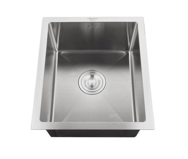 Мойка нерж врезная 440х530х220 т 3,0 САТИН Н4453 (+ сифон) AISI 304 +Подарок(Фруктовница) MLN