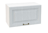 Шкаф верхний горизонтальный 600 Ницца дуб серый фасад МДФ 2 кор.(ВГ600 бел Ф85 дуб сер)