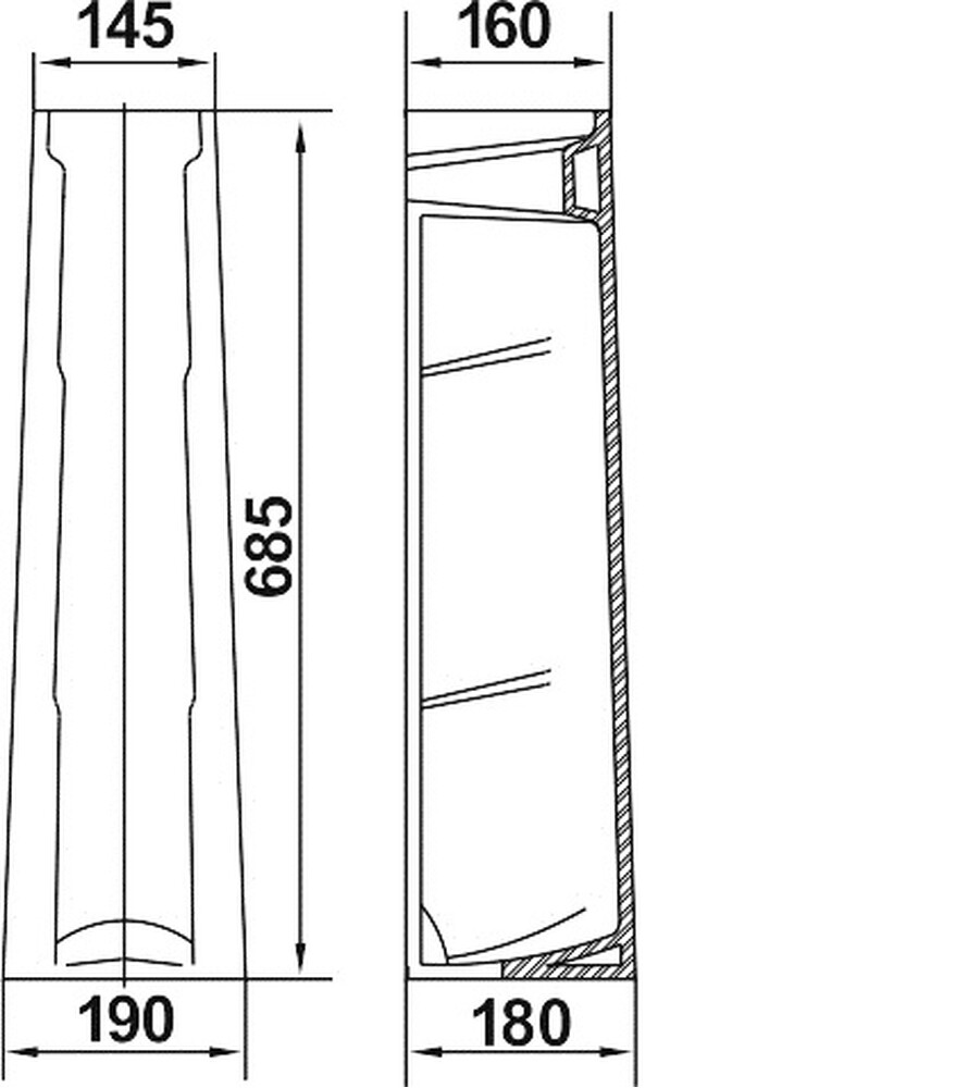 Пьдестал "Палитра" БЕЖЕВЫЙ КЕРАМИН *