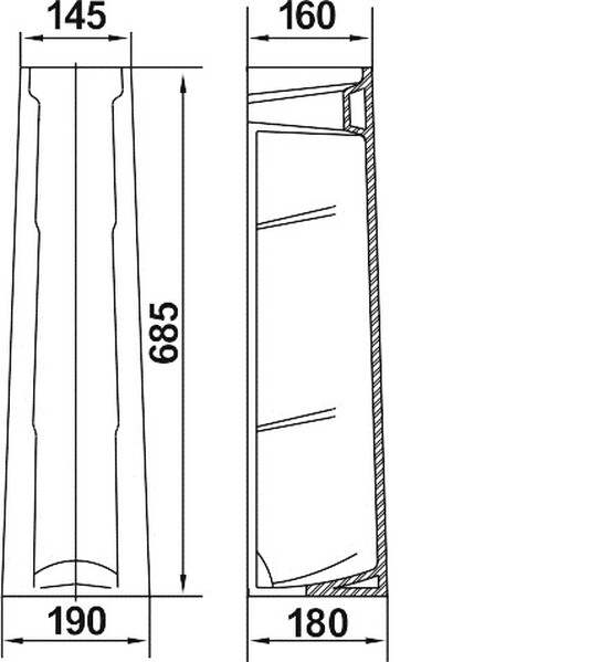 Пьдестал "Палитра" БЕЖЕВЫЙ КЕРАМИН *