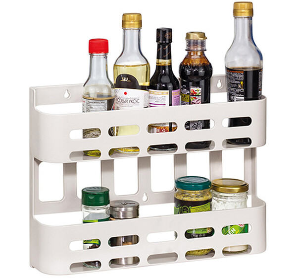 Органайзер навесной для специй Белый ("М-пластика") (М 1589) РАСПРОДАЖА