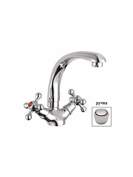  4409 Смеситель Кухня LEDEME 1/2 м/к LUX Пента   СНИЖЕНА ЦЕНА !!!