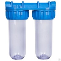 Корпус фильтра магистрального 10 двойной комбинир. корпус 3/4