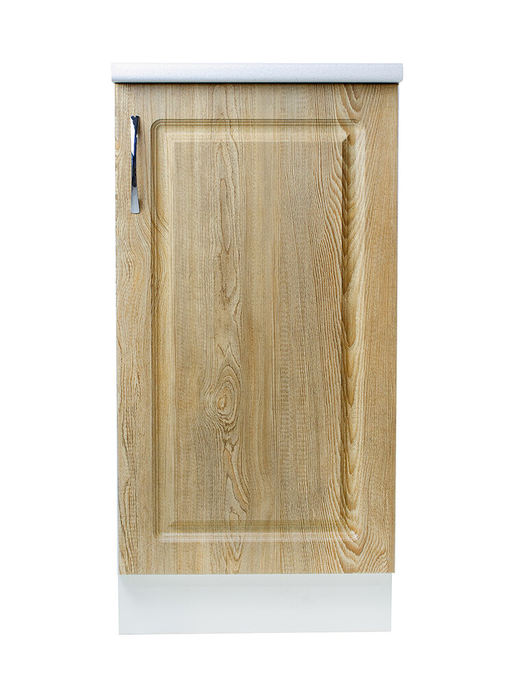 Рабочий стол 40 Ель (1 дверь) фасад МДФ столешница цвет (САХАРА) SANTREK HOME