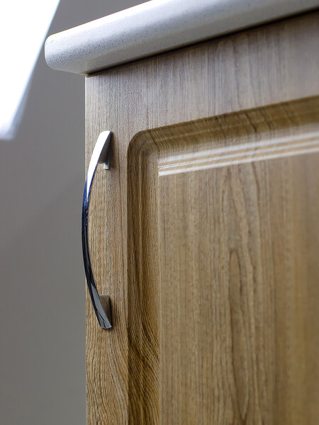 Рабочий стол 40 Ель (1 дверь) фасад МДФ столешница цвет (САХАРА) SANTREK HOME