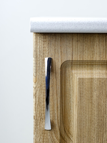 Рабочий стол 40 Ель (1 дверь) фасад МДФ столешница цвет (САХАРА) SANTREK HOME