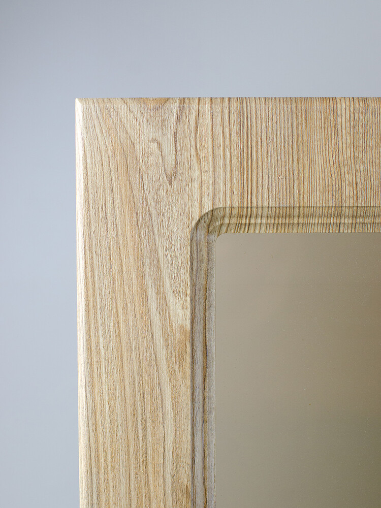 Шкаф для посуды 80 Ель (со стеклом) фасад МДФ SANTREK HOME