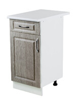 Рабочий стол 40 Сакура (1 дверь + 1 ящик) фасад МДФ столешница цвет (САХАРА) SANTREK HOME