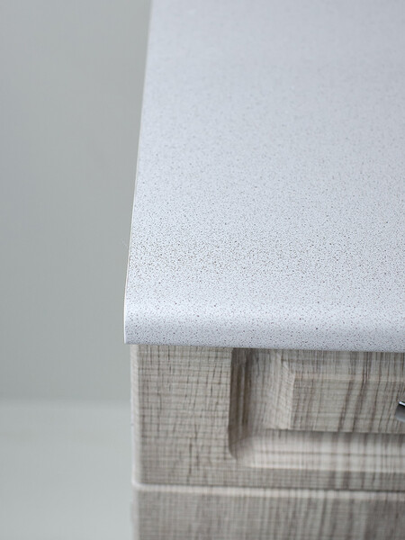 Рабочий стол 40 Сакура (1 дверь + 1 ящик) фасад МДФ столешница цвет (САХАРА) SANTREK HOME