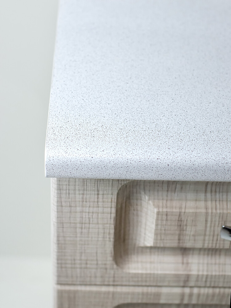 Рабочий стол 40 Сакура (4 ящика) фасад МДФ столешница цвет (САХАРА) SANTREK HOME