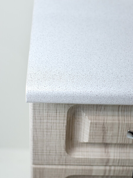 Рабочий стол 40 Сакура (4 ящика) фасад МДФ столешница цвет (САХАРА) SANTREK HOME