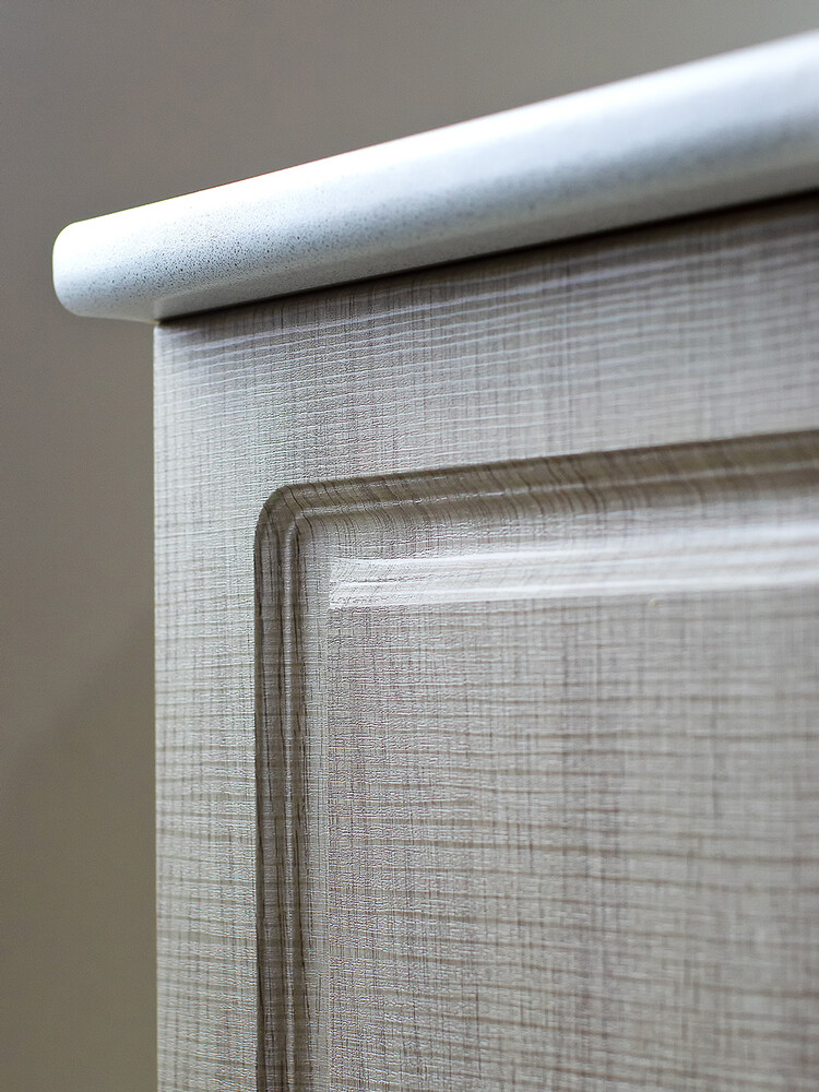 Рабочий стол 50 Сакура (1 дверь) фасад МДФ столешница цвет (САХАРА) SANTREK HOME