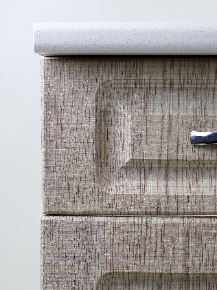 Рабочий стол 50 Сакура (1 дверь + 1 ящик) фасад МДФ столешница цвет (САХАРА) SANTREK HOME