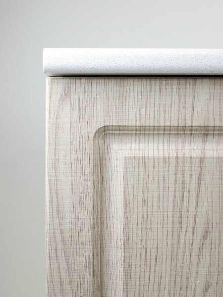 Рабочий стол 60 Сакура (2 двери) фасад МДФ столешница цвет (САХАРА) SANTREK HOME