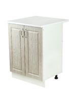 Рабочий стол 80 Сакура (2 двери) фасад МДФ столешница цвет (САХАРА) SANTREK HOME