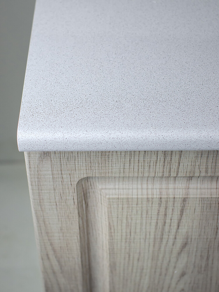 Рабочий стол 80 Сакура (2 двери) фасад МДФ столешница цвет (САХАРА) SANTREK HOME