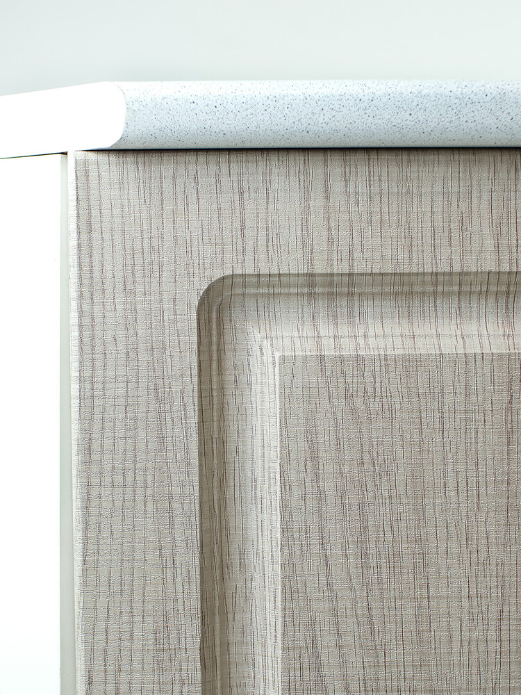 Рабочий стол угловой 85*85 (1 дверь) Сакура фасад МДФ столешница цвет (САХАРА) SANTREK HOME