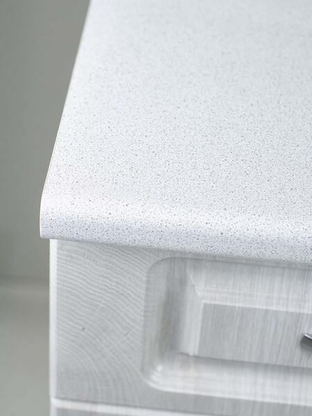 Рабочий стол 50 Берёза (1 дверь + 1 ящик) фасад МДФ столешница цвет (САХАРА) SANTREK HOME