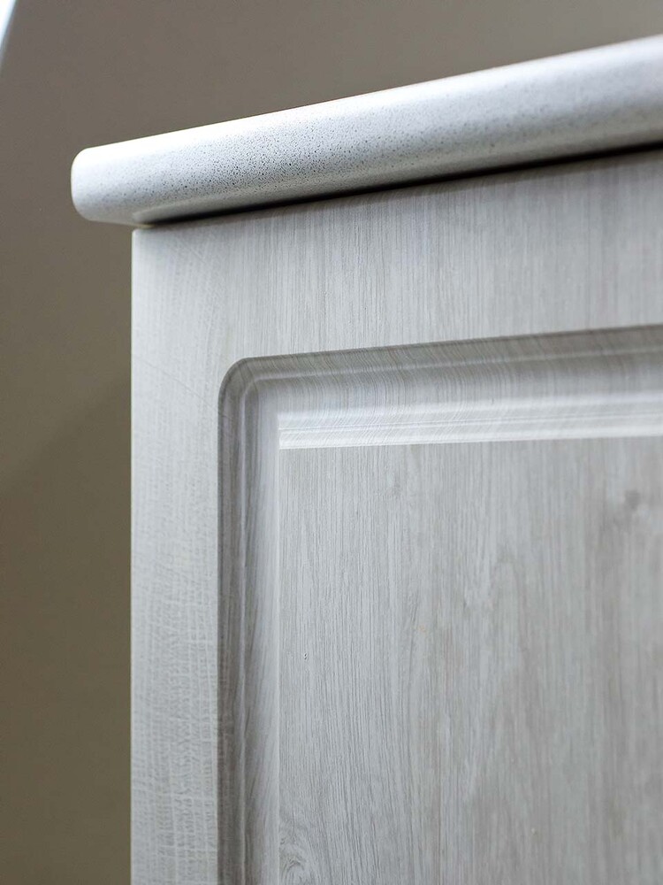 Рабочий стол 40 Берёза (1 дверь) фасад МДФ столешница цвет (САХАРА) SANTREK HOME