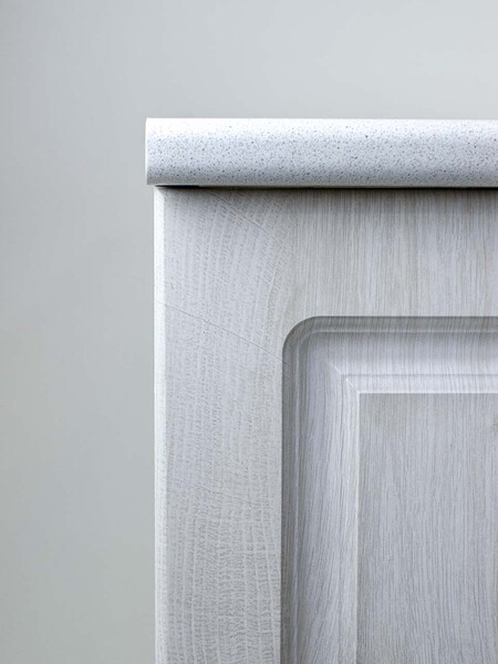 Рабочий стол 40 Берёза (1 дверь) фасад МДФ столешница цвет (САХАРА) SANTREK HOME