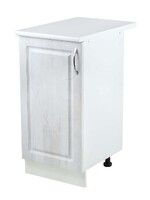 Рабочий стол 40 Берёза (1 дверь) фасад МДФ столешница цвет (САХАРА) SANTREK HOME